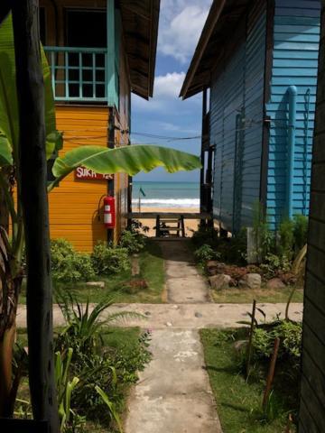 Beach Shack Chalet - Garden View Aframe Big Unit Kampong Juara Exterior foto
